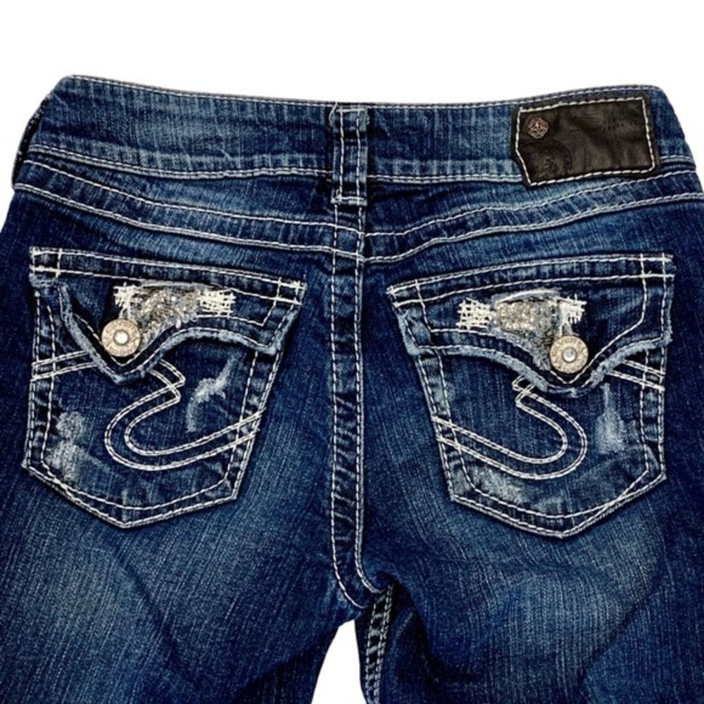 Silver Jeans Suki‎ Flap Pocket Capris 26 - Picture 9 of 13